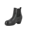 CHAUSSURE DE SÉCURITÉ FEMME EN CUIR A TALON